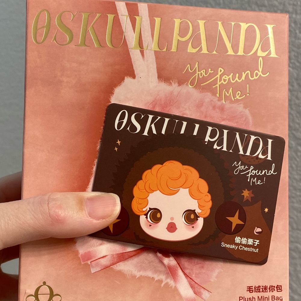 POP MART SKULLPANDA “Sneaky Chestnut” Plush Mini Bag | You Found Me Series
